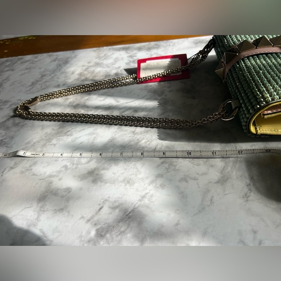 Valentino Crystal Glan Lock Flap crossbody bag - Picture 14 of 16